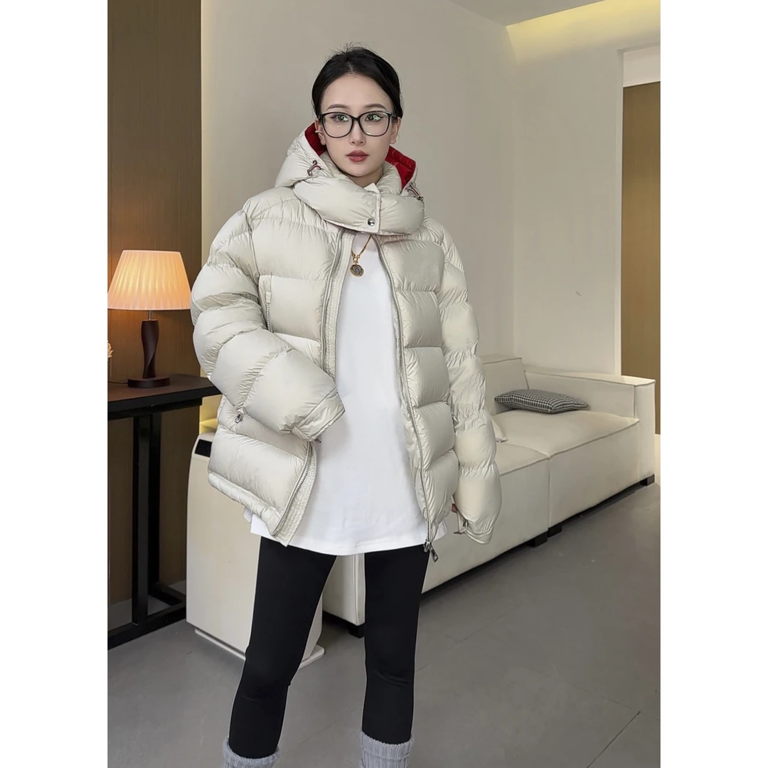 【MZOEN SS】M家大牌  冬季加厚90白鹅绒羽绒服女短款23S11902