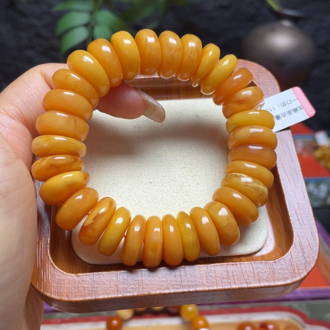 未镶嵌蜜蜡手链手串
