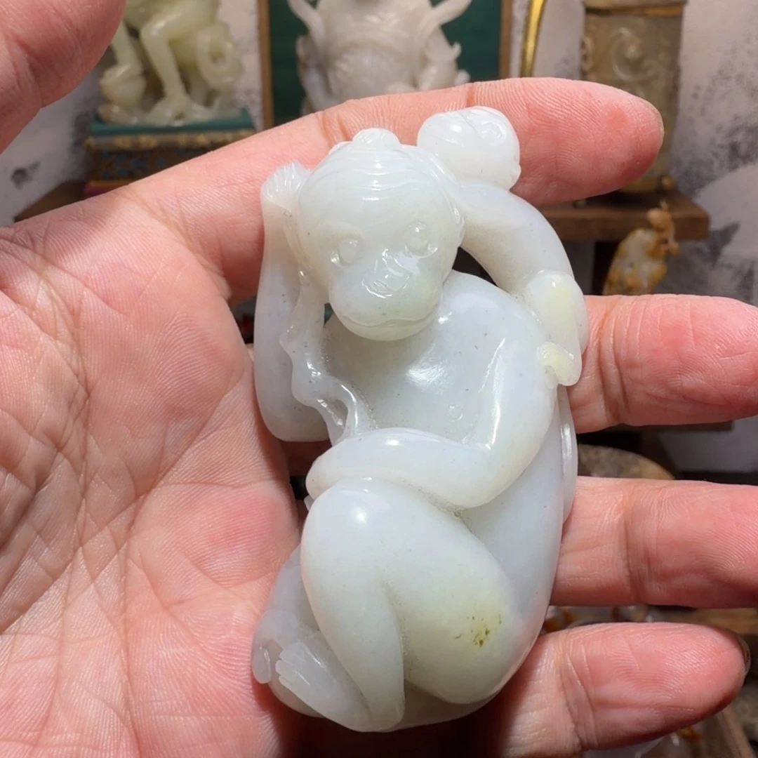 承***毒和田玉未镶嵌挂件