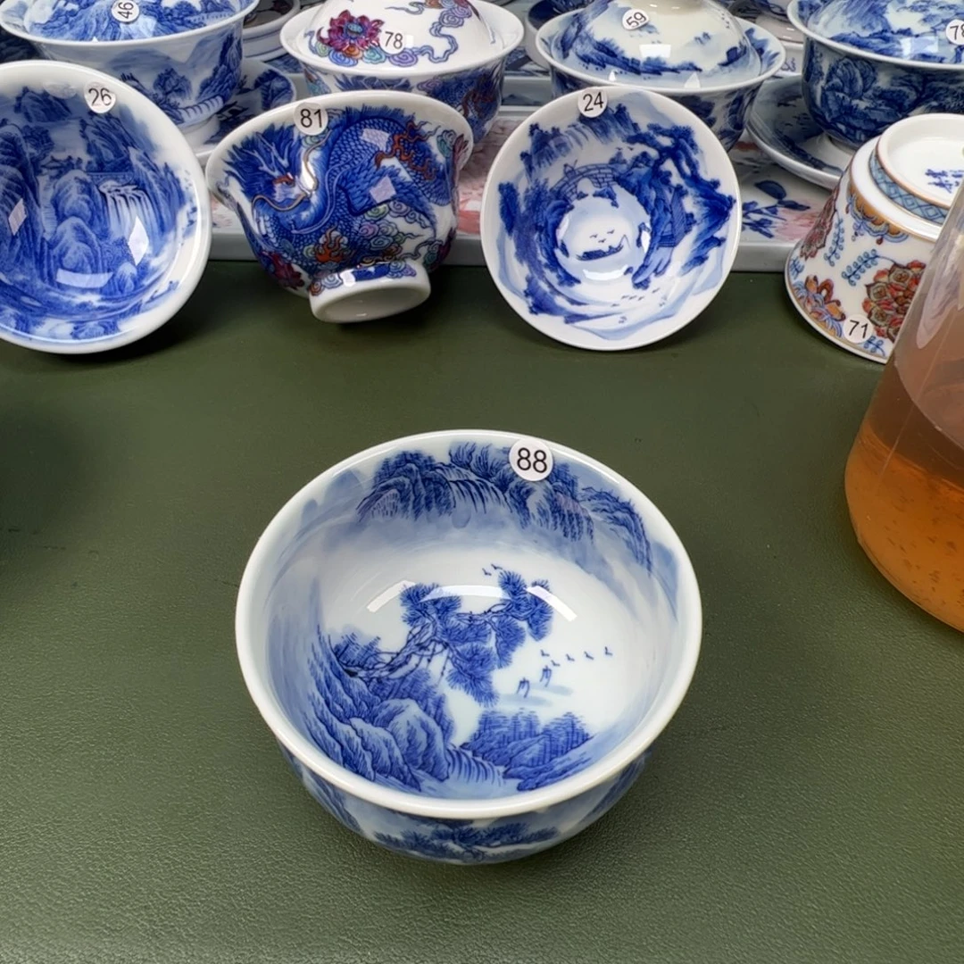 陶瓷景德镇纯手工纯手绘茶具木木88