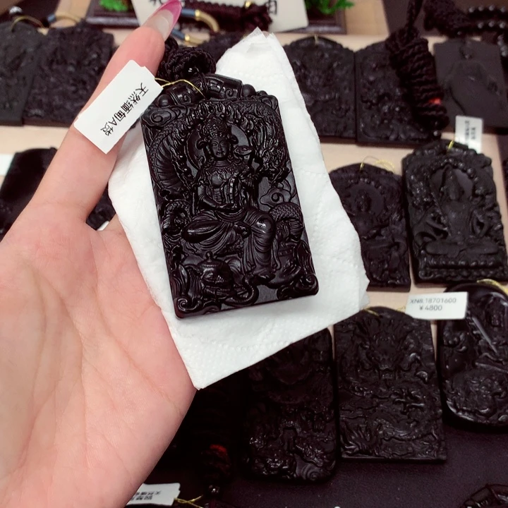 天然a货钢琴黑挂件