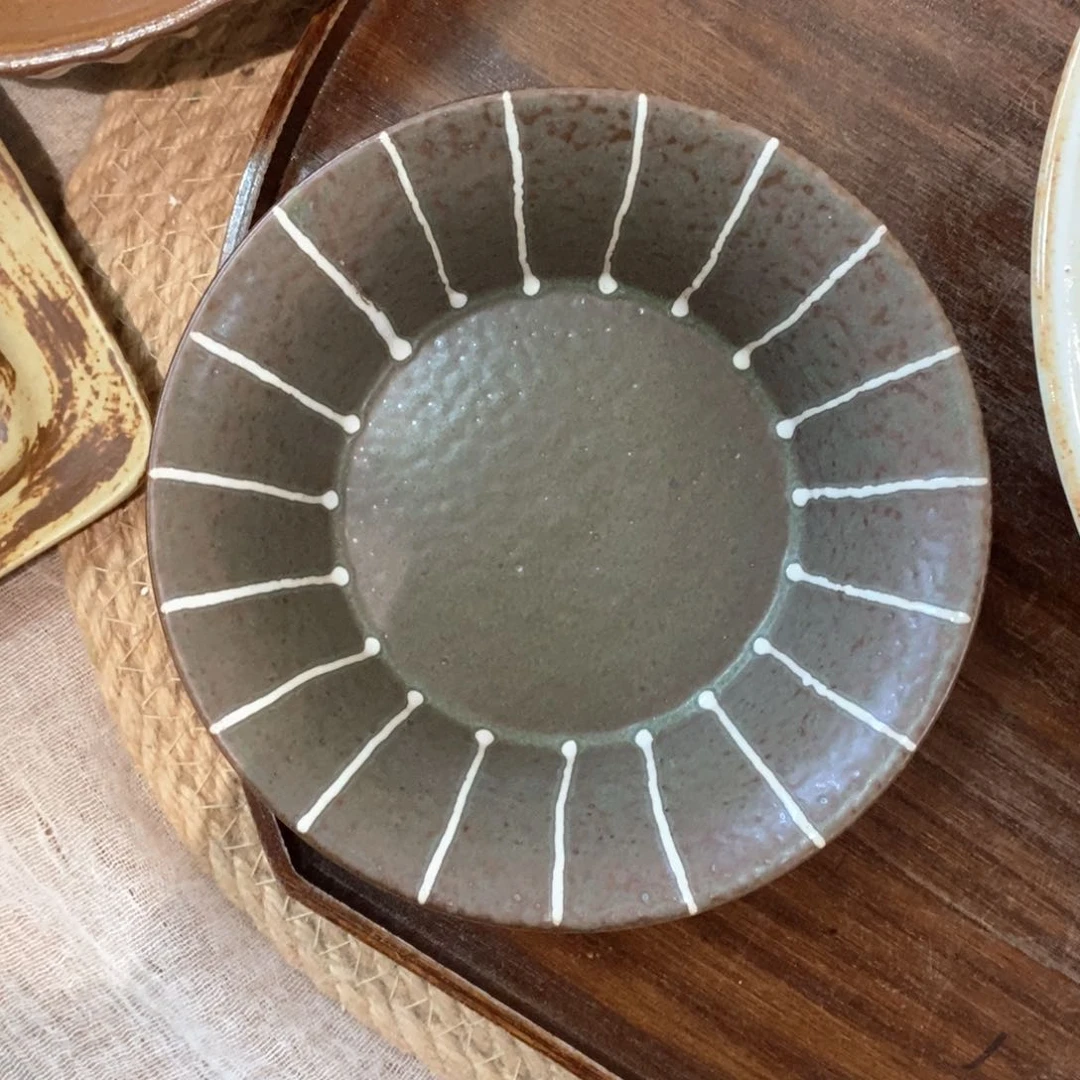 今囍陶器粗陶餐具1件