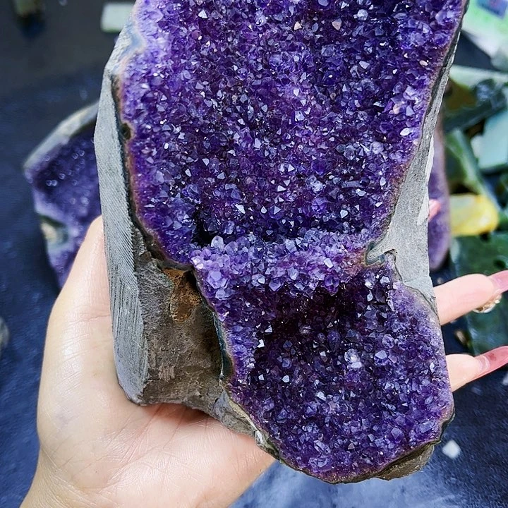 紫晶珠宝半成品未镶嵌月**鸣