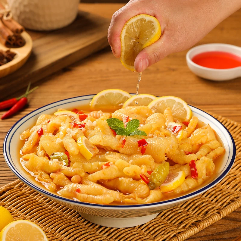 【经典酸辣味1000g】邹三和无骨鸡爪2斤柠檬酸辣脱骨鸡脚泡椒凤爪X