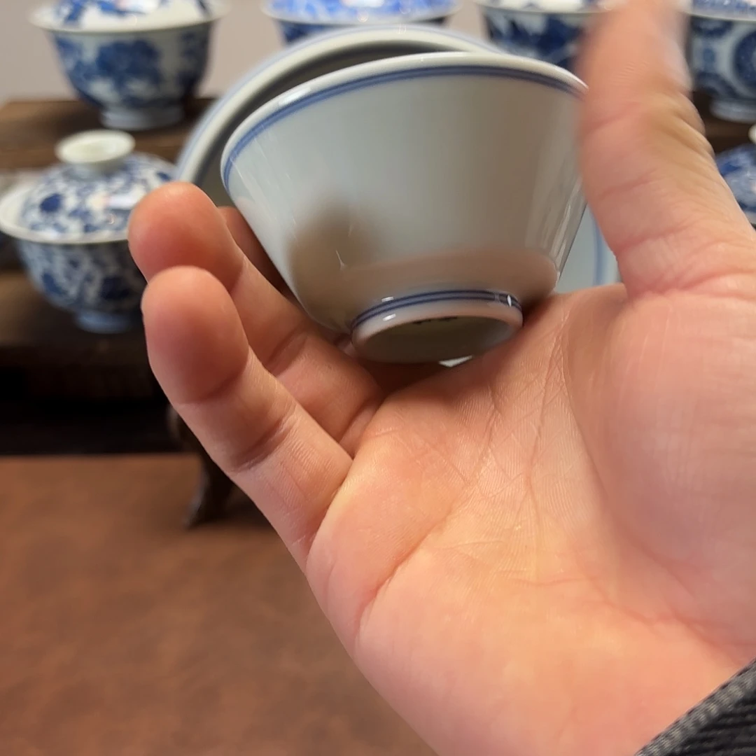 景德镇纯手工小马蹄杯