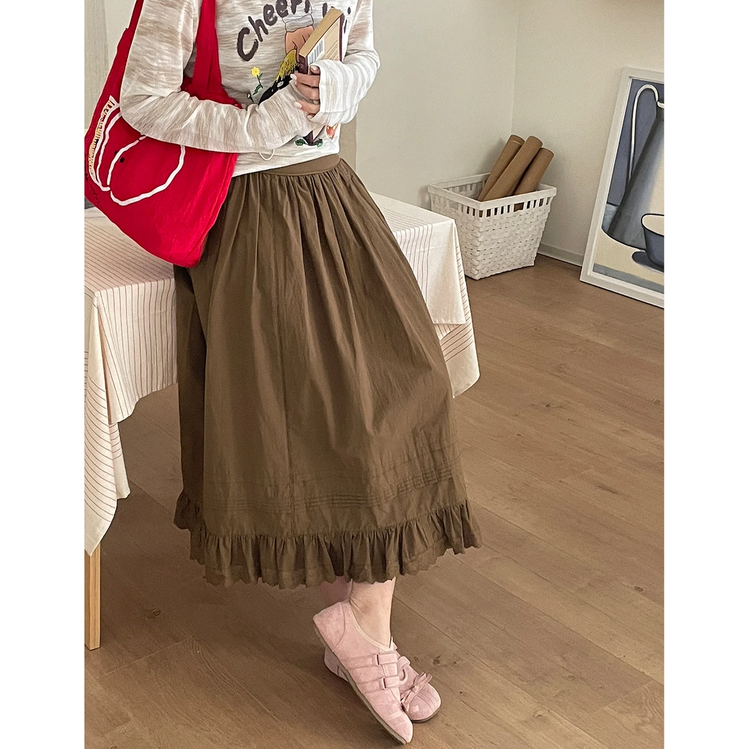 新款裙子温柔韩系大码女装胖mm显瘦夏日巨好看半身裙