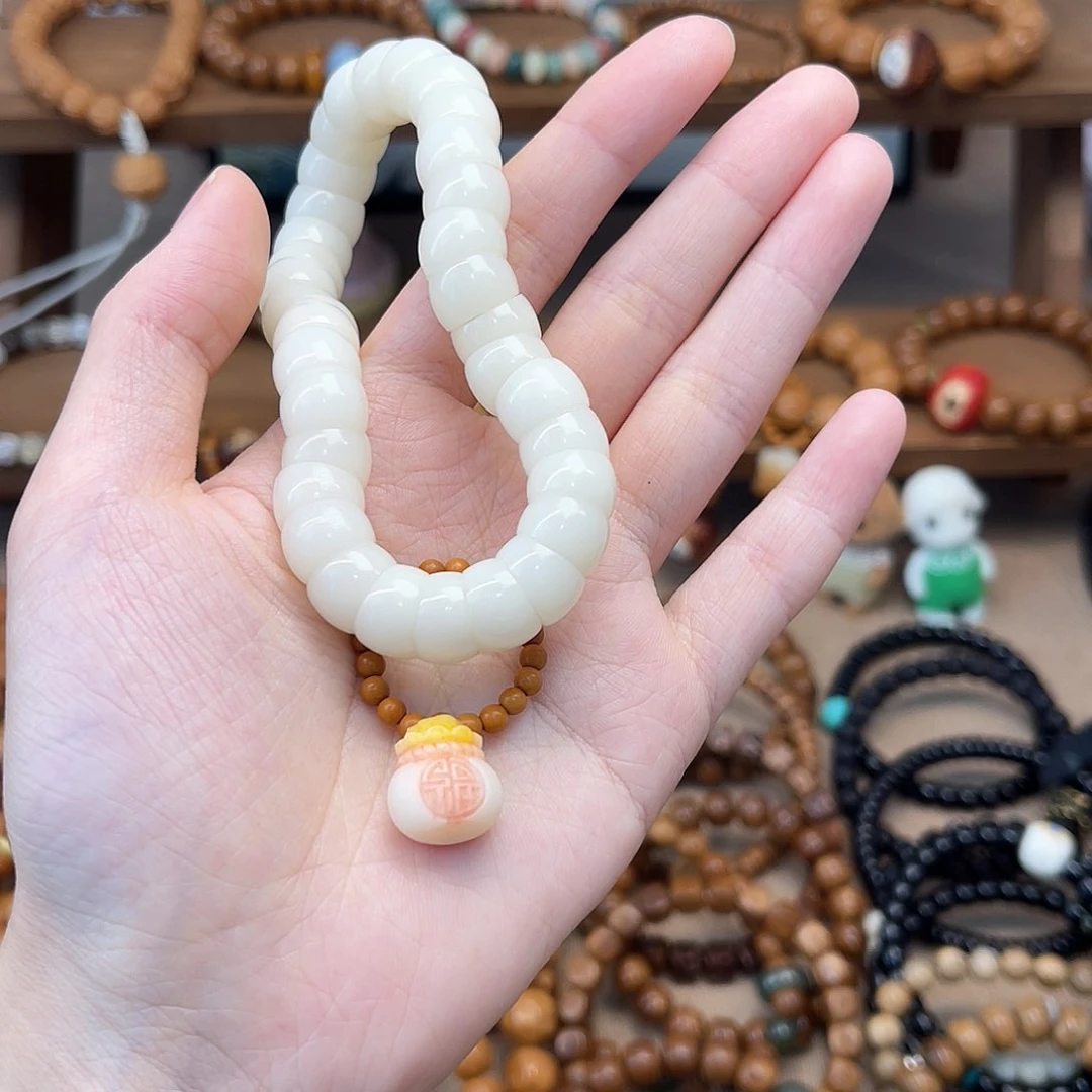 白玉菩提手串?****棚加提溜福袋