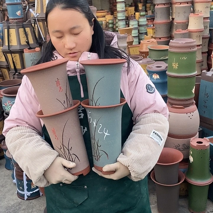 紫砂花盆紫砂花盆盆栽花卉苗木种植