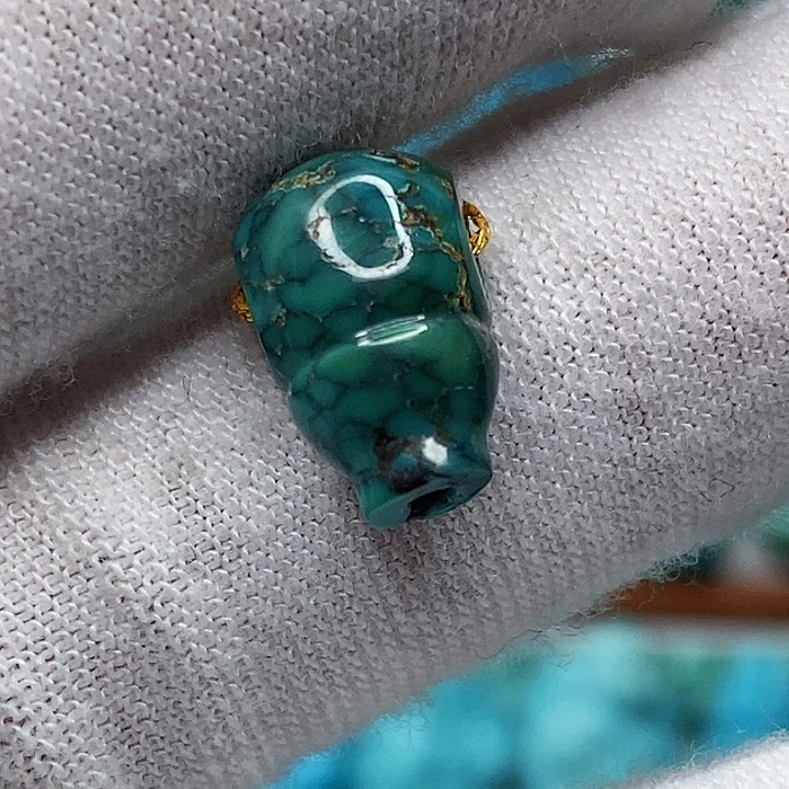 绿松石未镶嵌天然原矿 地大质检