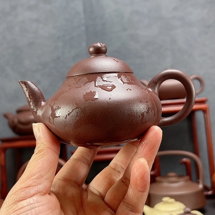 紫砂茶壶万****）龙血砂
