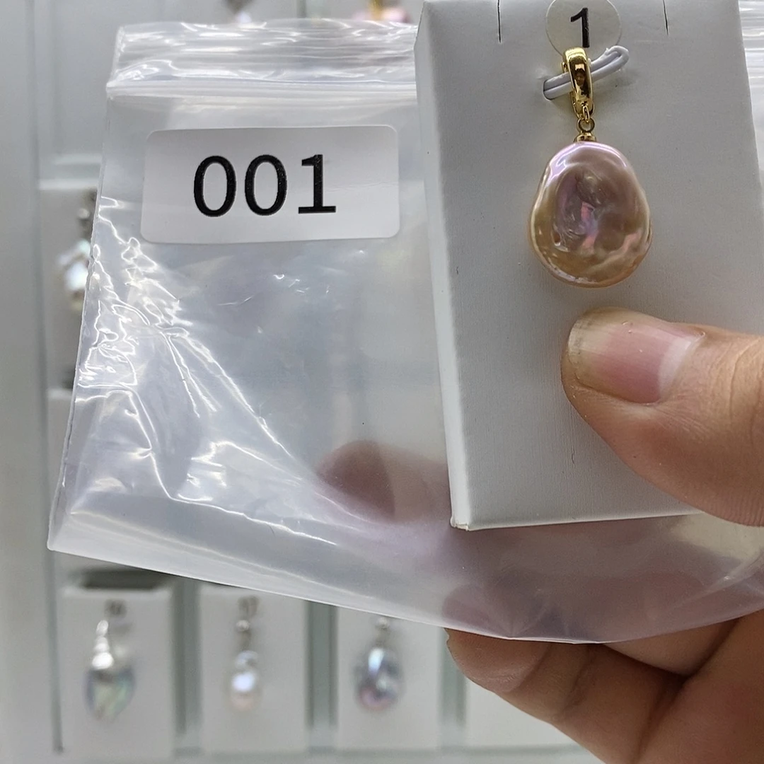 合金淡水珍珠颈饰