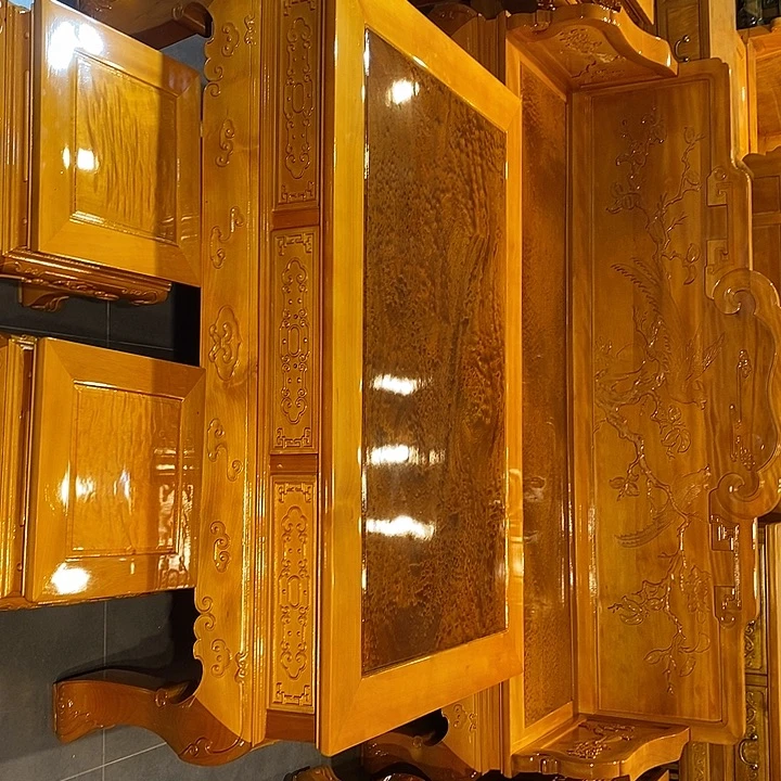 楠木喜上眉梢沙发八件套