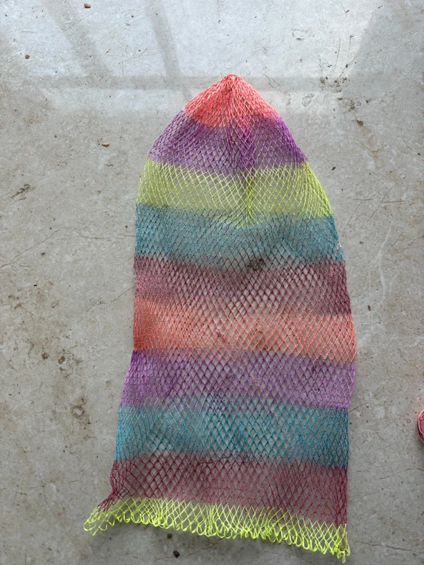 大力马线抄网头网兜纯手工编织小眼平底钓鱼网兜