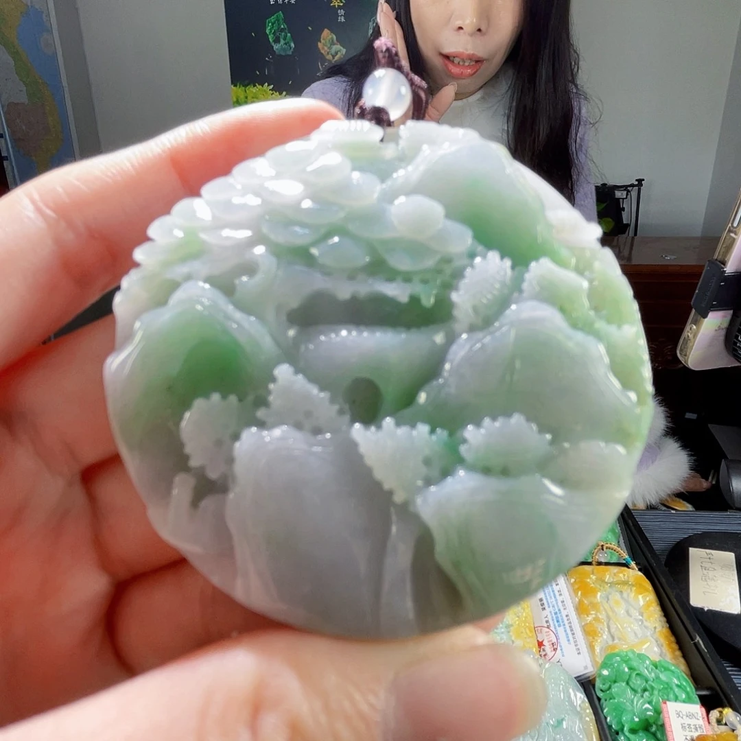 颈饰未镶嵌翡翠翡翠