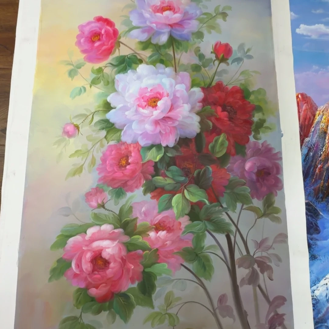 油画加油加油努力加油努力