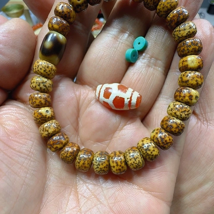 石英石铁合金星月手链