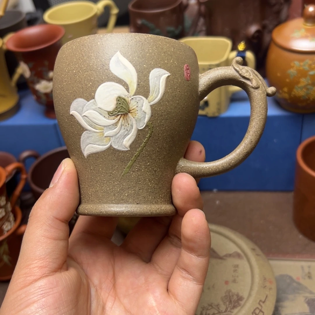 紫砂茶杯紫砂主人杯180cc