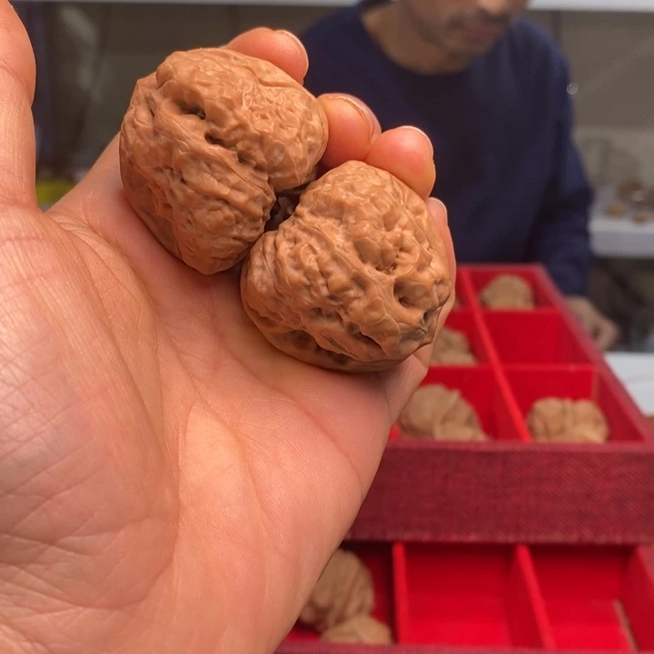 文玩核桃吊坠文玩核桃蛤蟆头36～有修