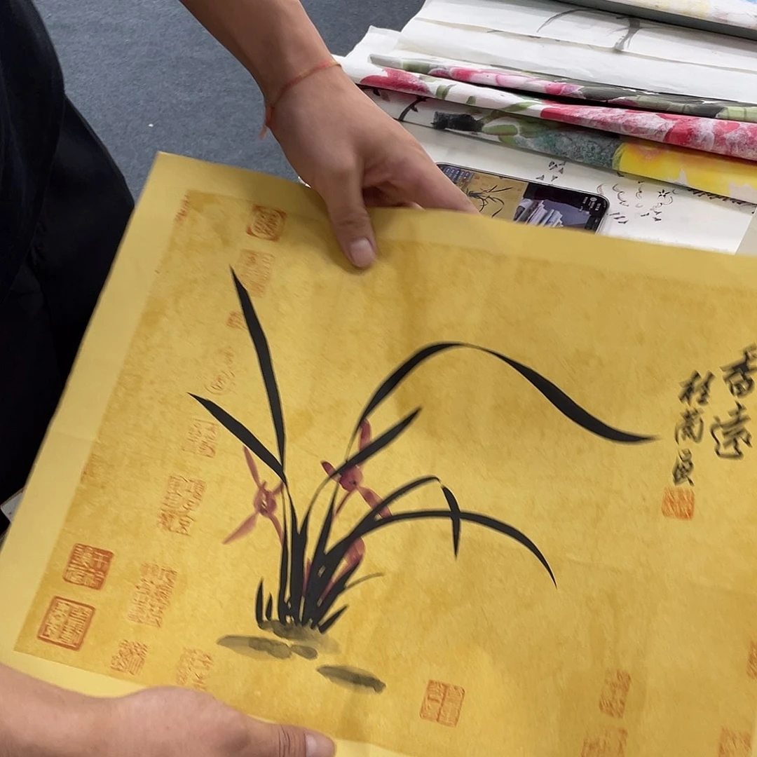 国画纯手绘字画宣纸