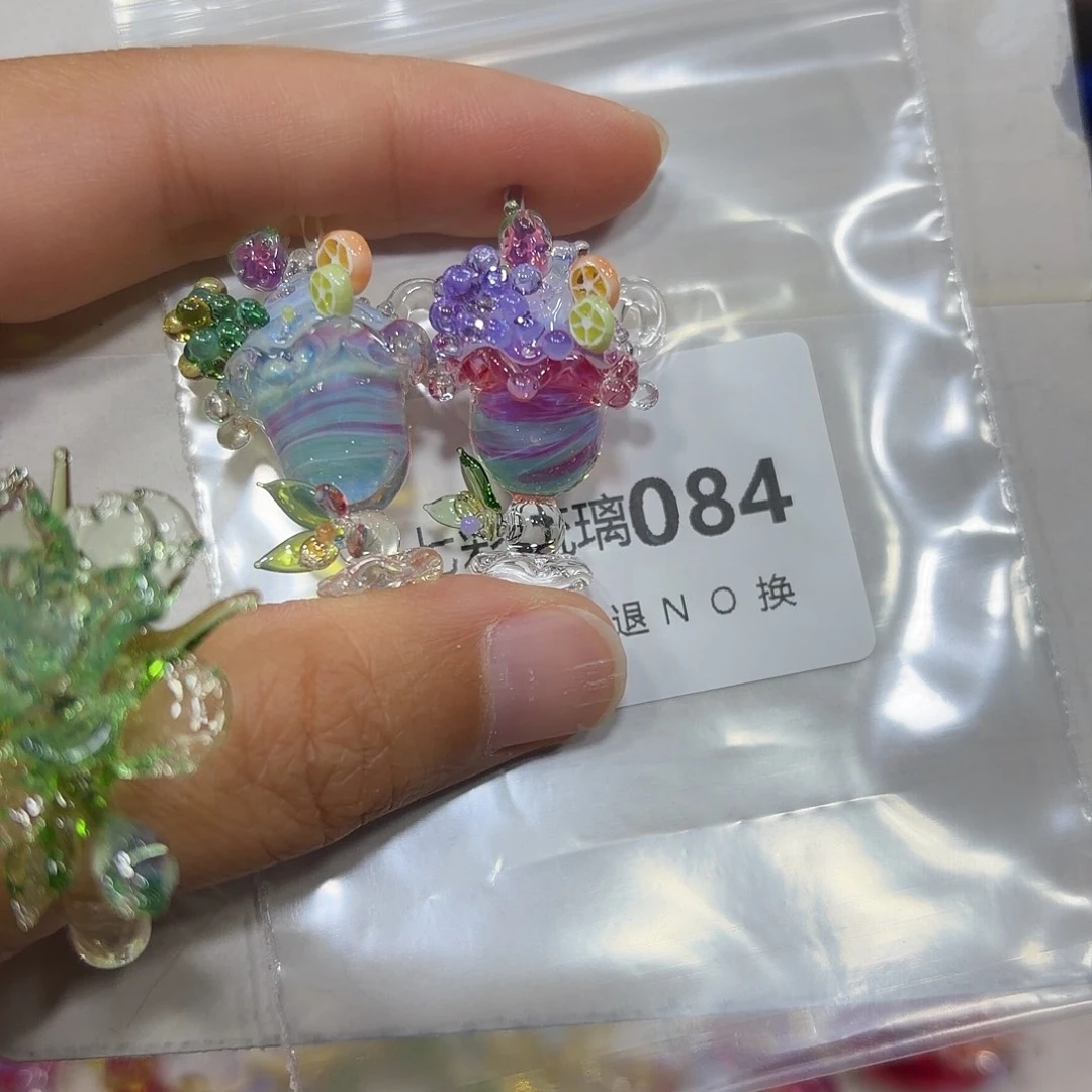 糖***果琉璃84甜品杯两个