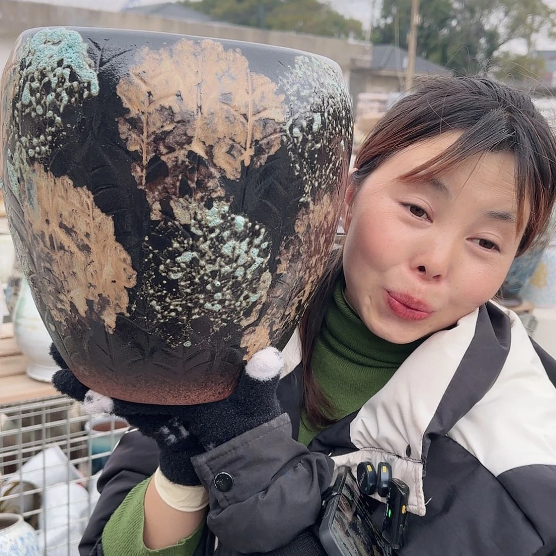 王嫂花盆1223-145高27口25
