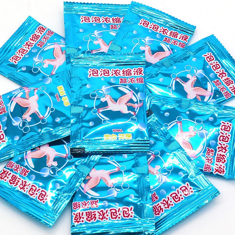 七彩吹泡泡系列专用便携袋装泡泡浓缩补充液