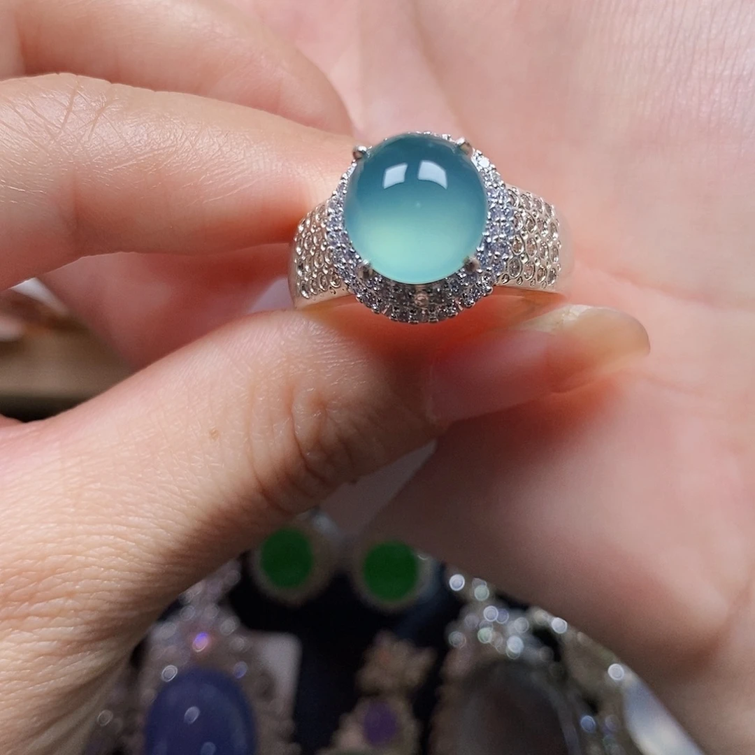 翡翠未镶嵌戒指翡翠戒指