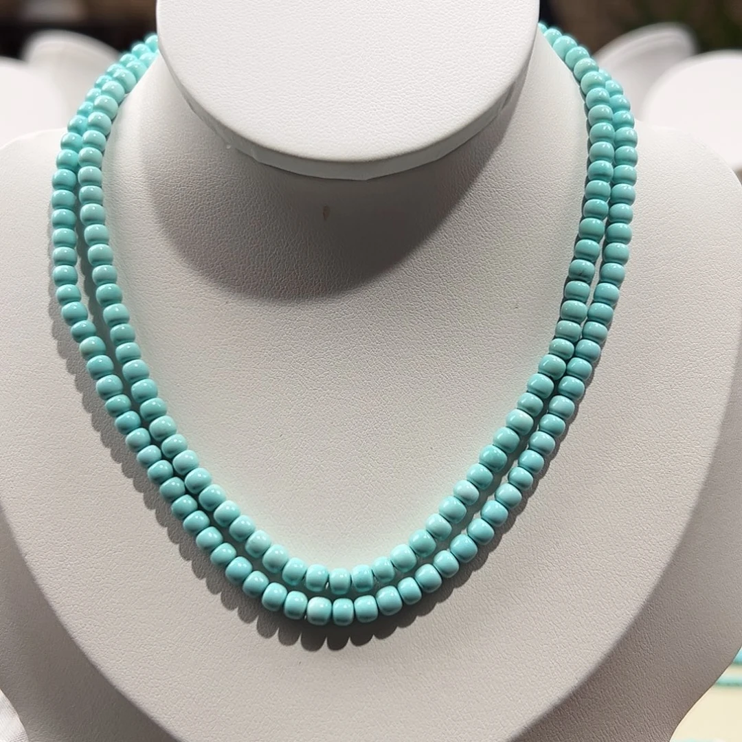 绿松石未镶嵌16老型108卡4+