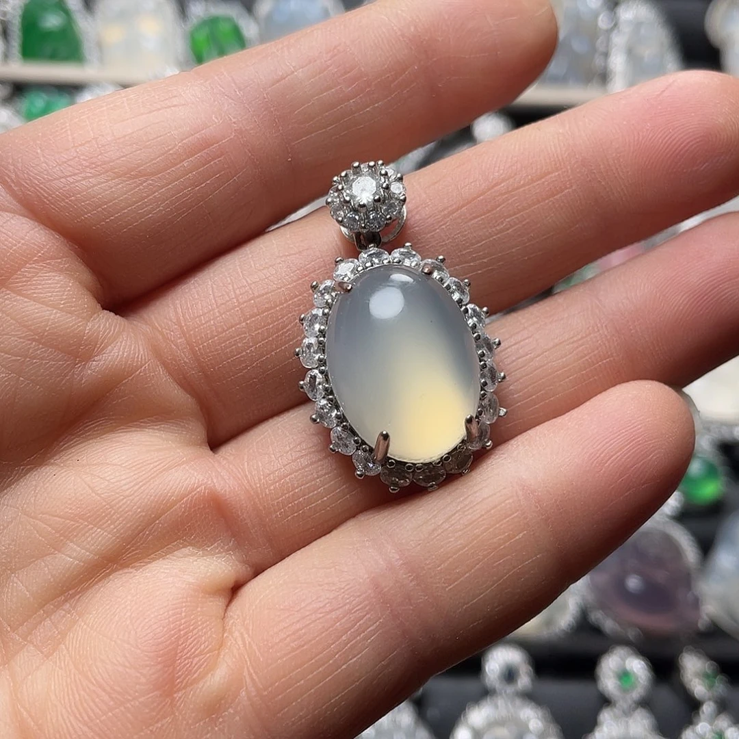 玛瑙/玉髓合金挂件