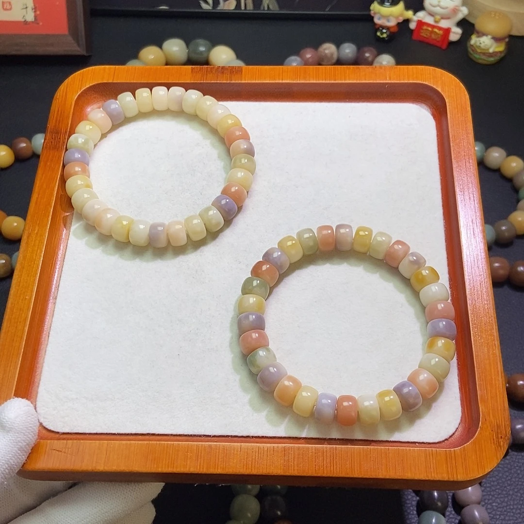 手串菩提根/象牙果卡10花仙子药片微瑕一物一拍717