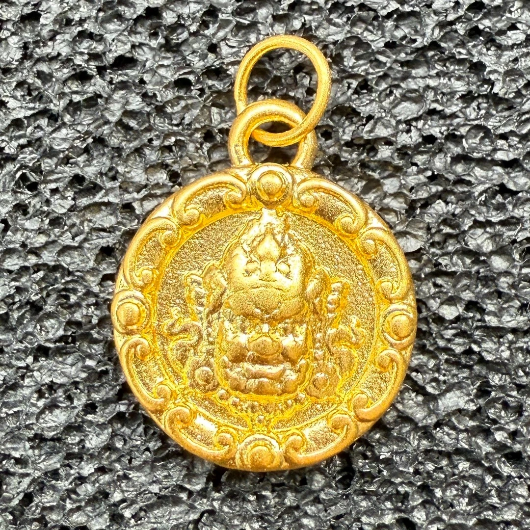 足金999【0.39】大黄财财（不 包 邮）黄金小配件