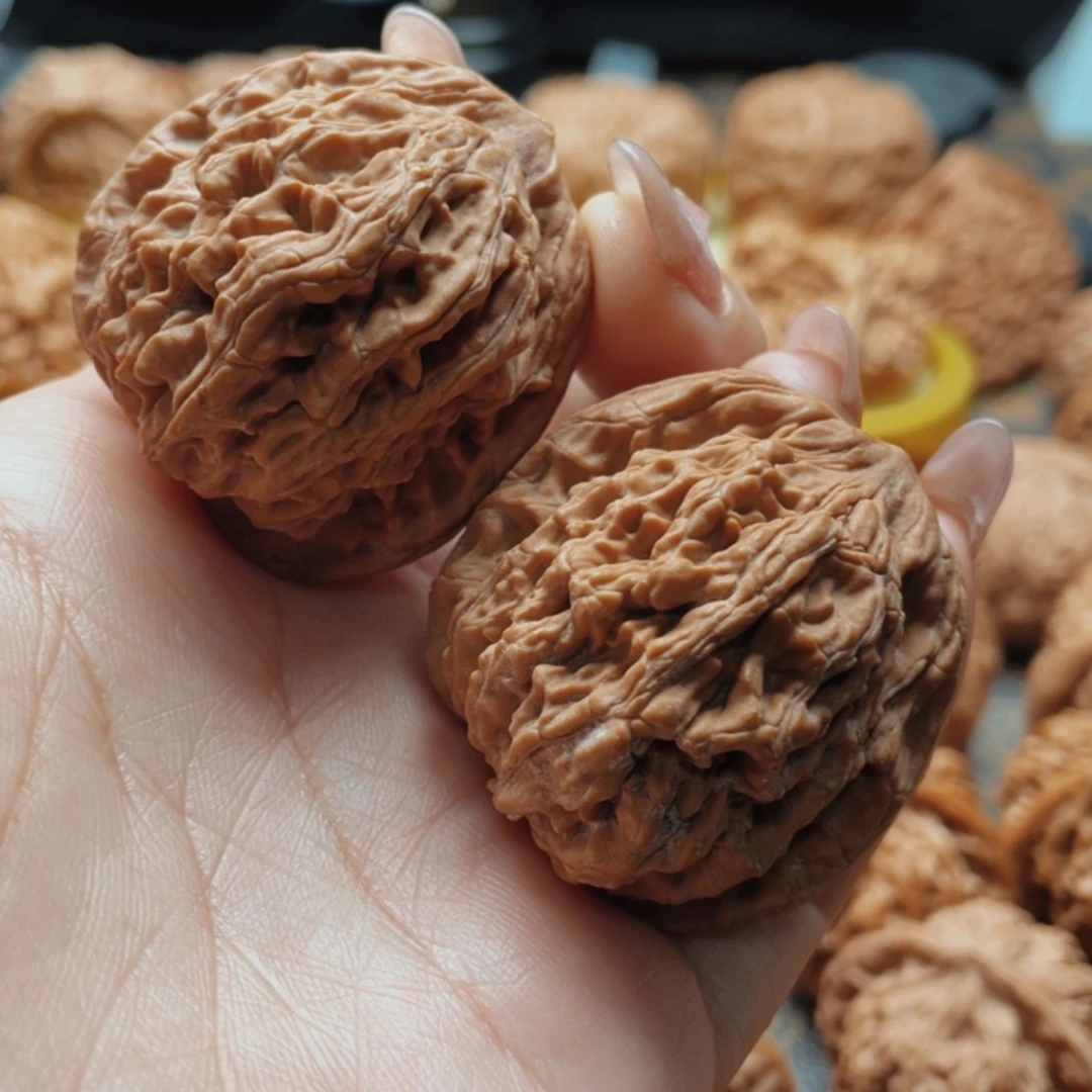 把件桃核39麦穗虎头核桃