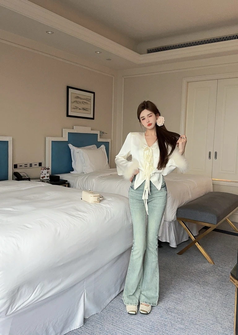 米娜家清冷感气质国风衬衣