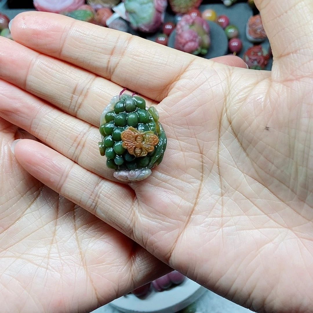 未镶嵌石英质玉珠宝半成品