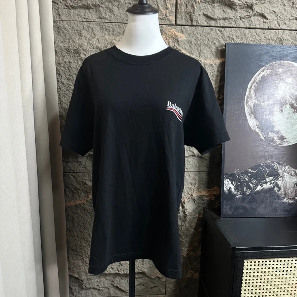 未使用 Balenciaga/巴黎世家 胸围53衣长68L码潮流短袖M448T恤