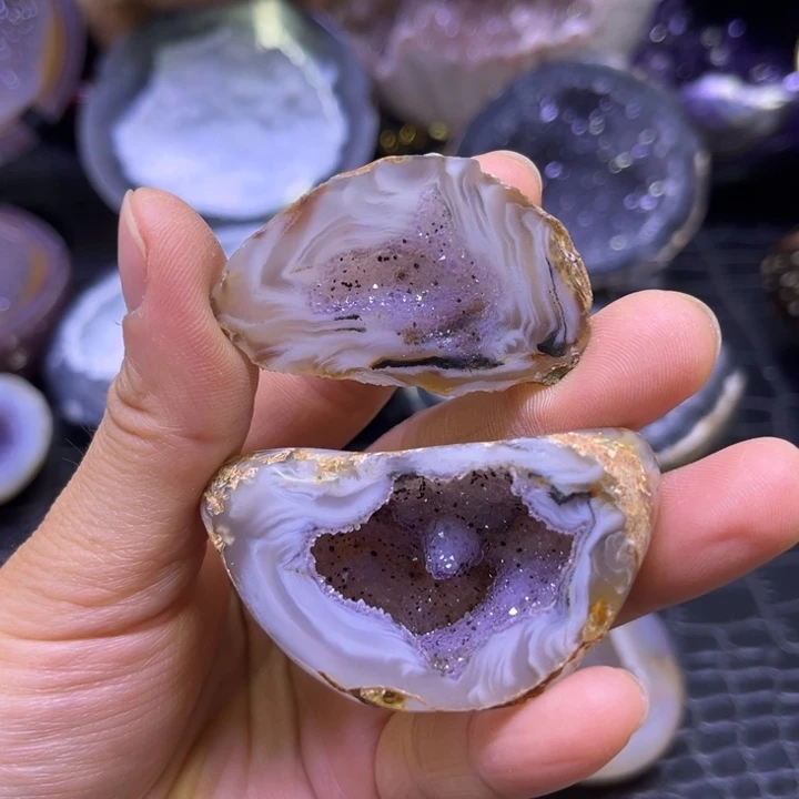 紫晶盆未镶嵌水晶