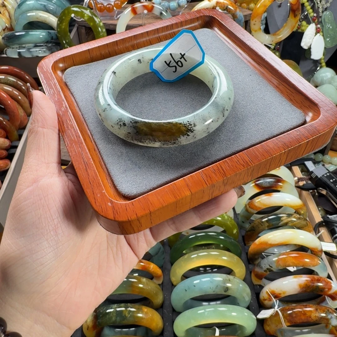 蛇纹石玉合金手镯