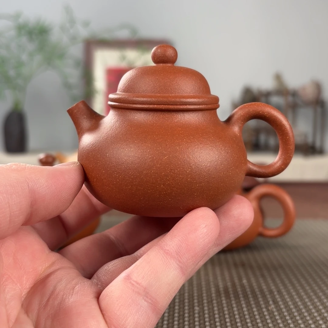 紫砂茶壶黄龙山原矿紫砂壶120