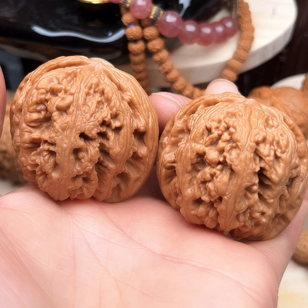 文玩核桃把件大粗筋