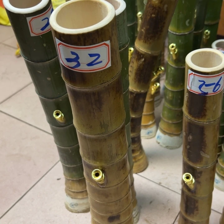 香榧木碳化黑竹头