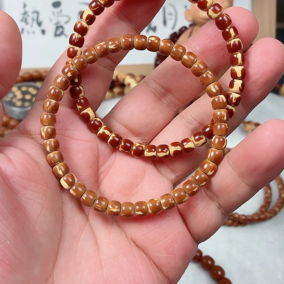 手串紫金鼠纯肉老型，毕业货红的快