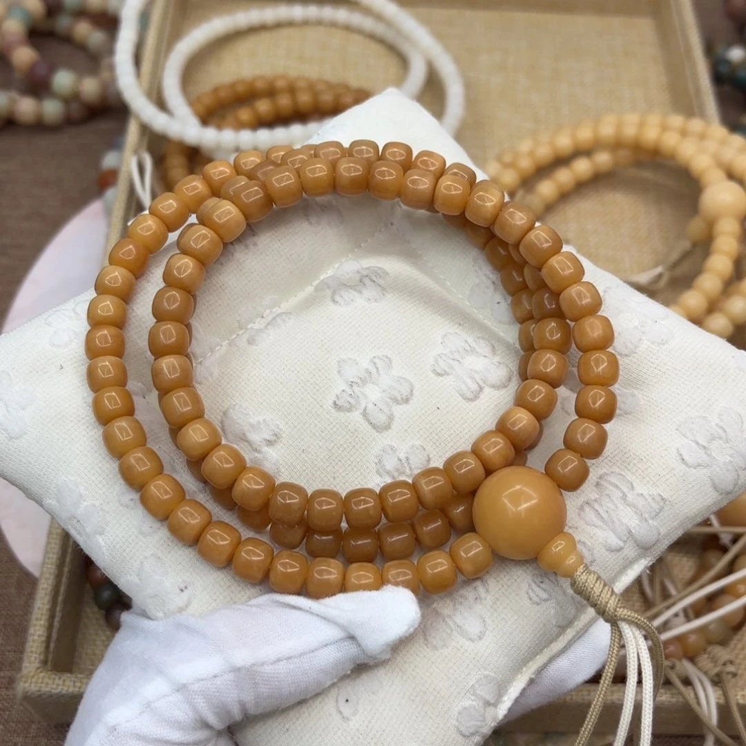 菩提根/象牙果吊坠9干磨糖心油花树王念珠510