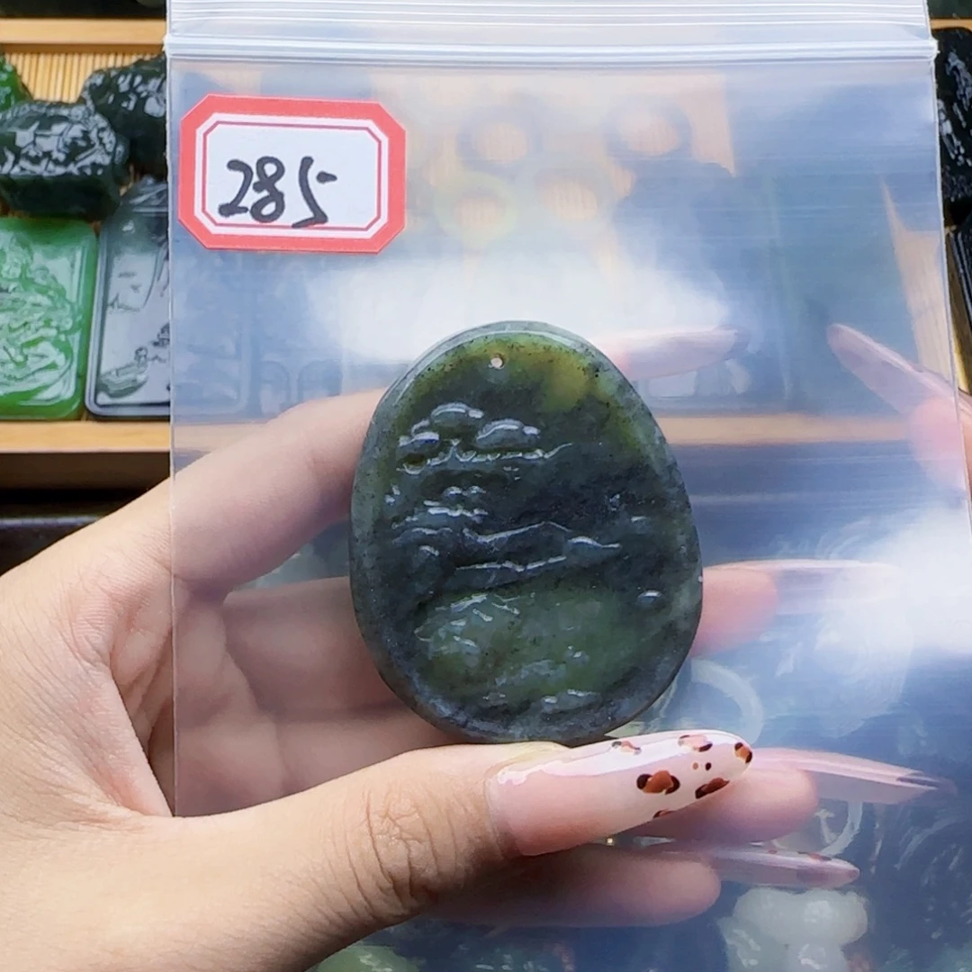 控***未镶嵌和田玉珠宝半成品