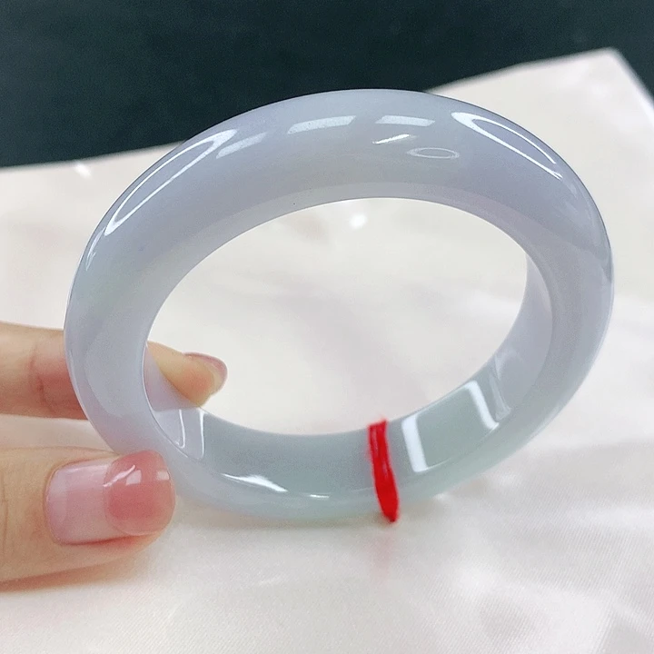 翡翠未镶嵌手镯圈53.7，79034