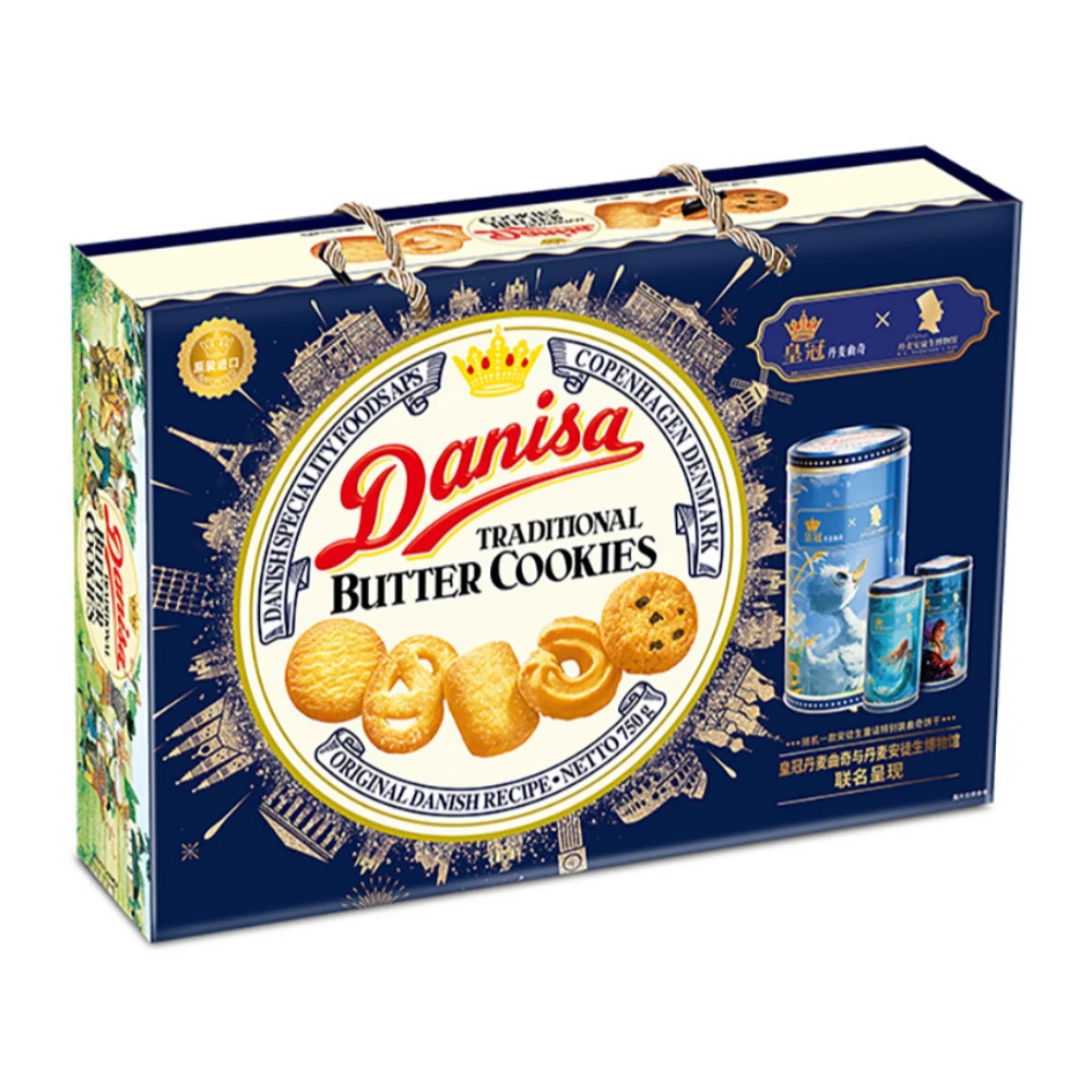 皇冠 丹麦曲奇饼干 750g+赠60g 印度尼西亚进口