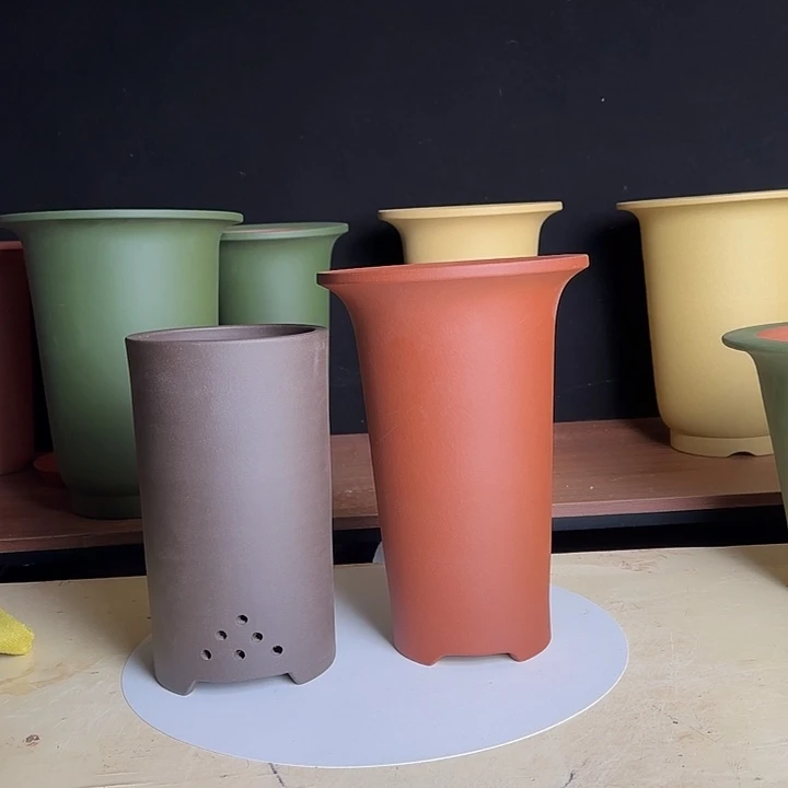 宜兴紫砂兰花盆盆