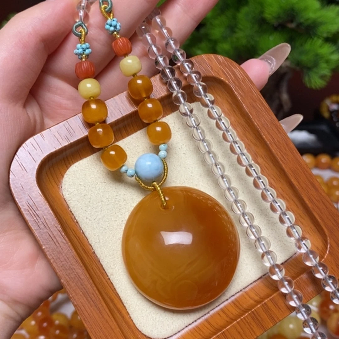 【闪购商品】未镶嵌颈饰蜜蜡项链