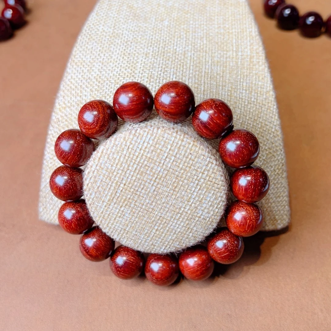 小叶紫檀手串/手链1.5干磨鳞底