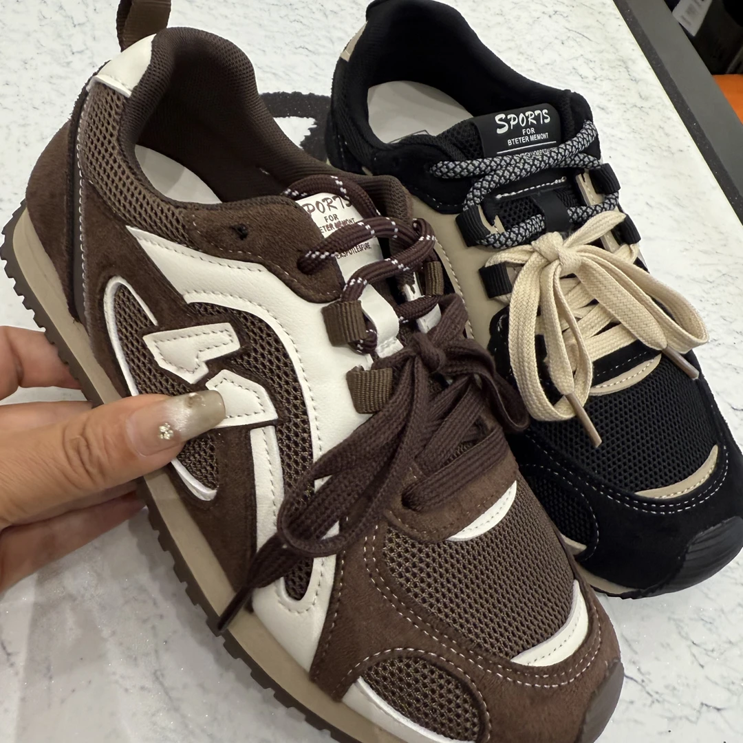 2025秋季新款时尚休闲德训鞋女鞋