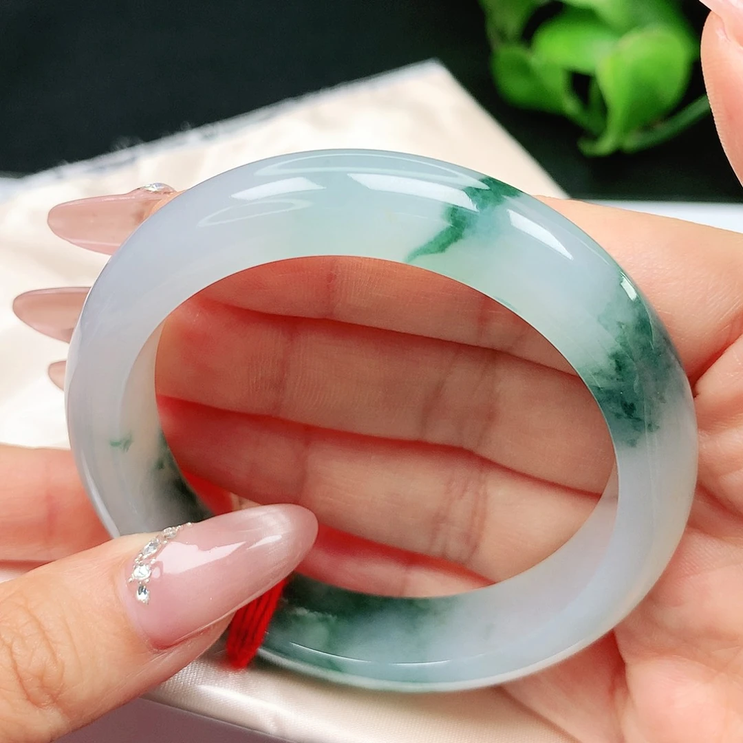 翡翠手镯未镶嵌54 53 54